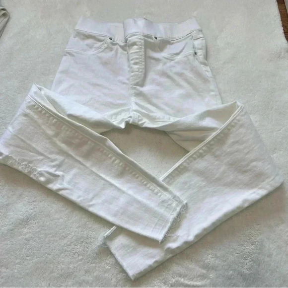 SPANX White Distressed Skinny Jean Leggings Size s - Picture 5 of 14